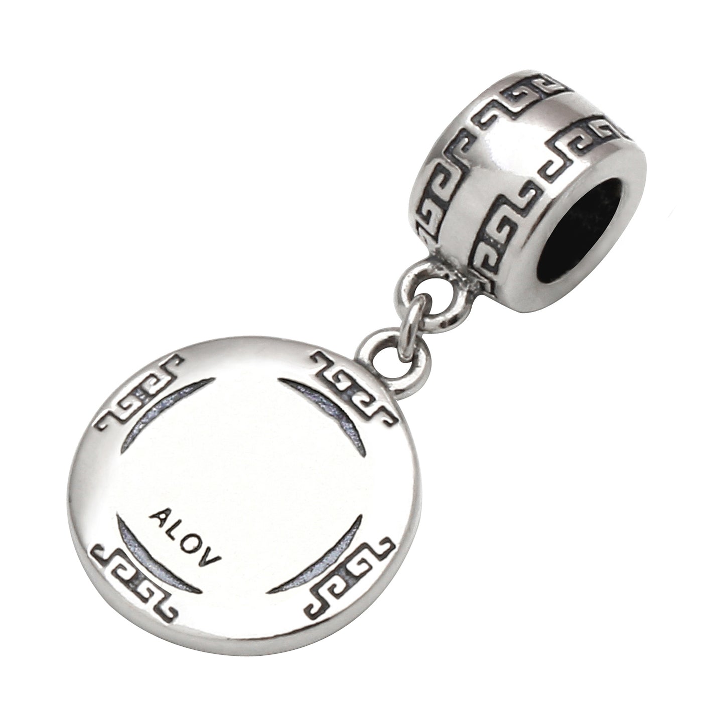 ALOV 珠宝中国福字中国福字财富和平爱情吊饰 925 纯银珠子