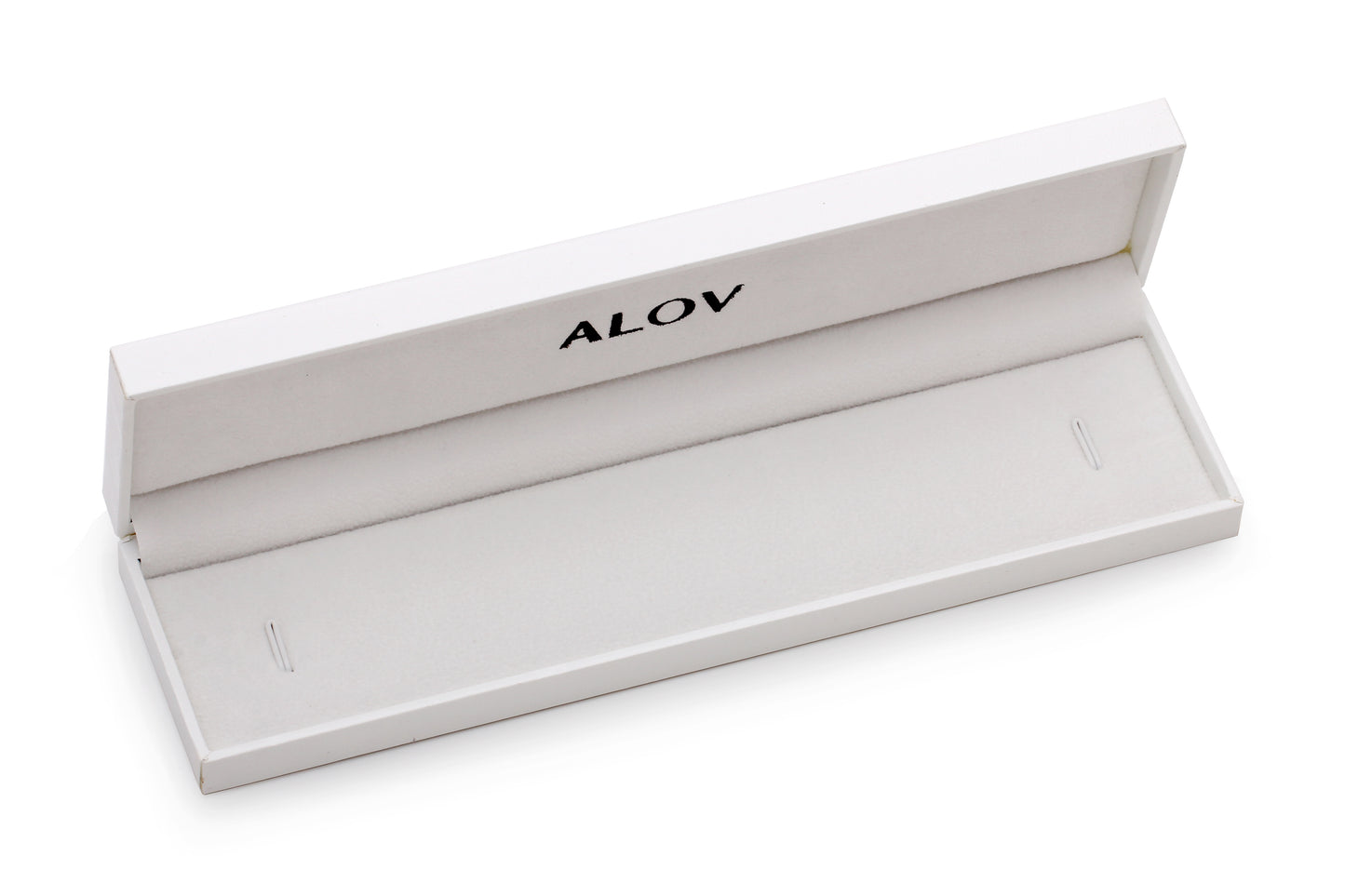 ALOV 珠宝纯银退休生活快乐方晶锆石吊坠项链