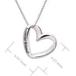 ALOV 珠宝纯银永远的朋友爱心吊坠项链