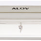 ALOV Jewelry Sterling Silver "Forever Love" Cubic Zirconia Pendant Necklace
