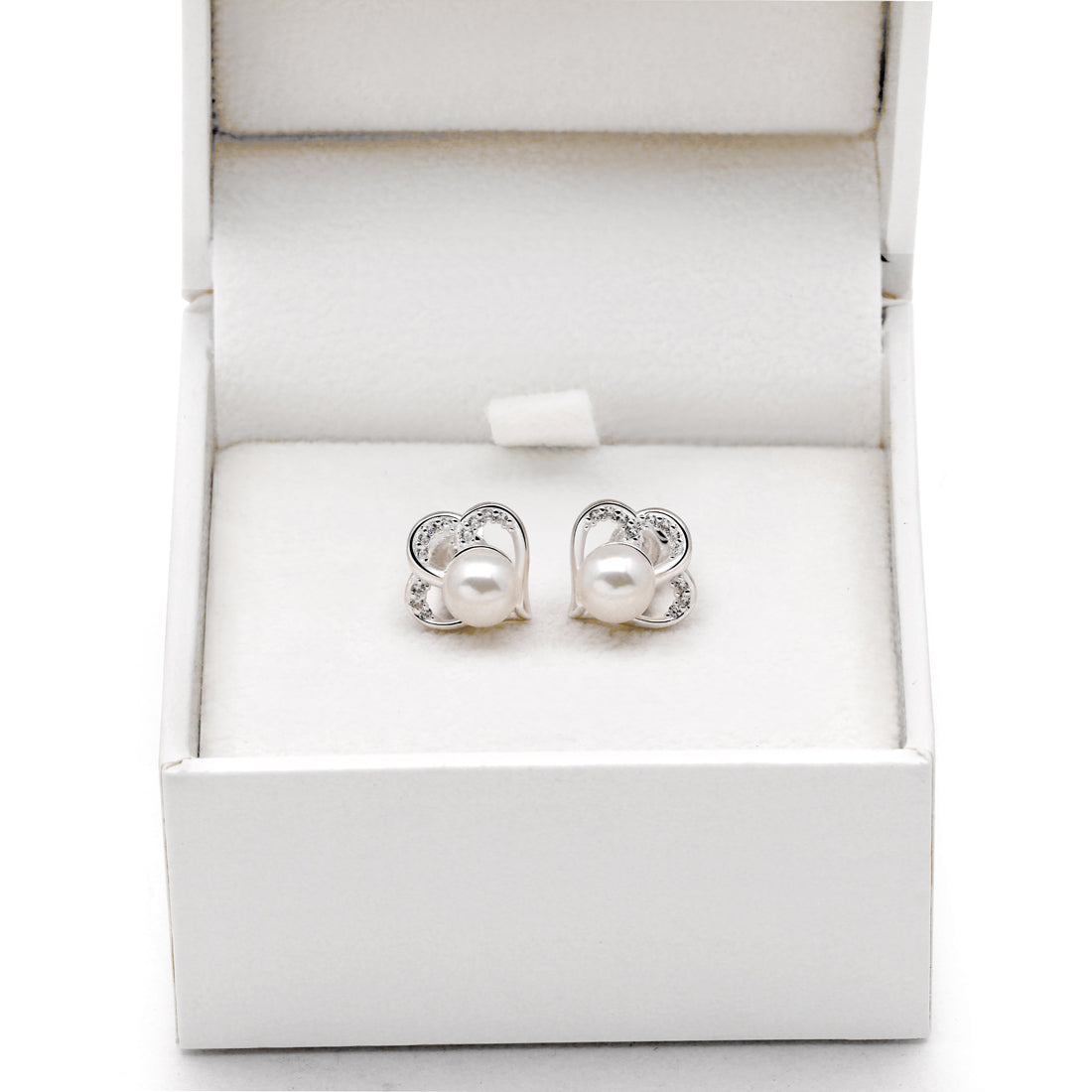 ALOV 珠宝纯银仿珍珠耳钉