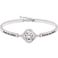 ALOV Jewelry Sterling Silver "always my sister forever my friend" Cubic Zirconia Bracelet