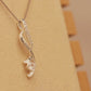 ALOV Jewelry Sterling Silver Best friend forever love Cubic Zirconia Pendant Necklace