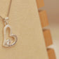 ALOV Jewelry Sterlingsilber-Anhänger-Halskette „Love my mother-in-law“ mit Liebesherz und kubischem Zirkonia