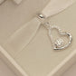 ALOV Sterling Silver "love you mom" Cubic Zirconia Pendant Bead Charm