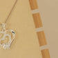 ALOV Jewelry Sterling Silver Godmother Cubic Zirconia Pendant Necklace