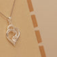 ALOV Jewelry Sterling Silver happy retirement the best is yet to come Love Heart Cubic Zirconia Pendant Necklace