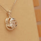 ALOV Jewelry Sterling Silver mother, big sis, lil sis Love Cubic Zirconia Pendant Necklace