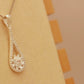 ALOV Jewelry Sterling Silver Cubic Zirconia Pendant Necklace
