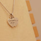 Alov Sterling Silver I just want to tell you... I love you Double Hearts Necklace, 45cm