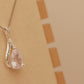 ALOV Jewelry Sterling Silver happy retirement Cubic Zirconia Pendant Necklace