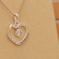 ALOV Jewelry Sterling Silver Nurse Cap Loving Nurse Cubic Zirconia Pendant Necklace