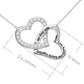 ALOV Jewelry Halskette aus Sterlingsilber mit der Aufschrift „My Dear Wife Love Holds Our Hearts Together“.